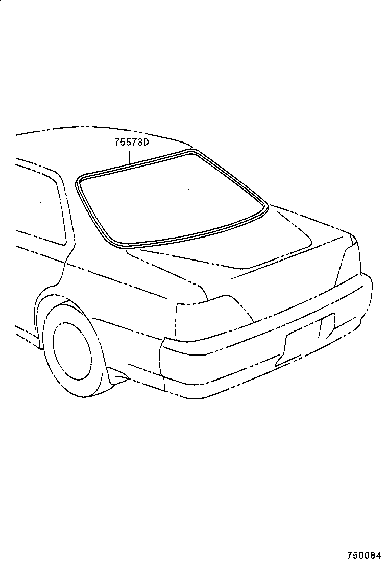  CRESTA |  REAR MOULDING