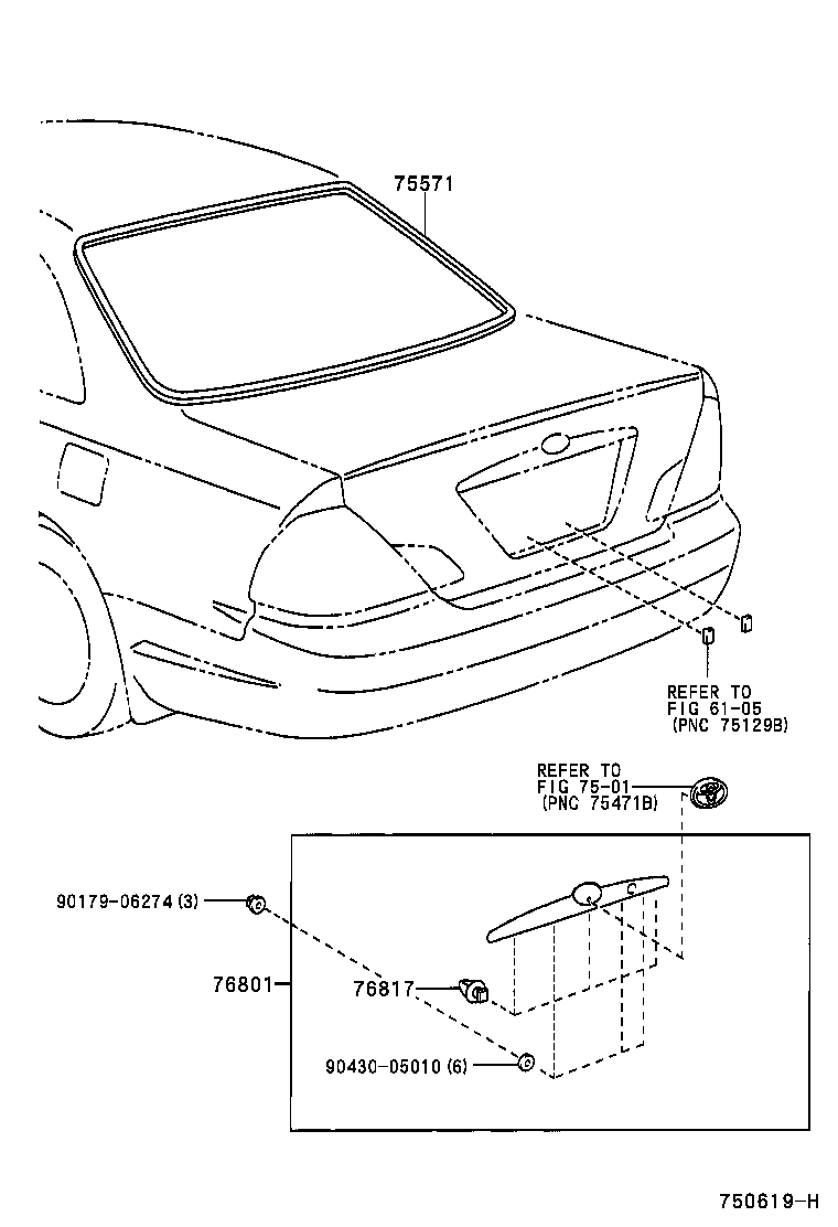  PRONARD |  REAR MOULDING