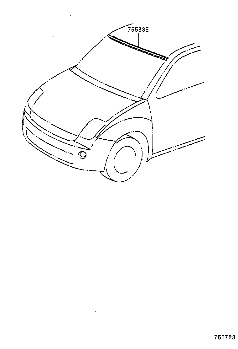  WILL VI |  FRONT MOULDING