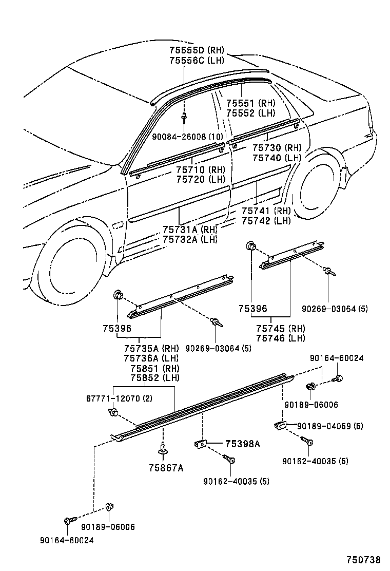  PRONARD |  SIDE MOULDING