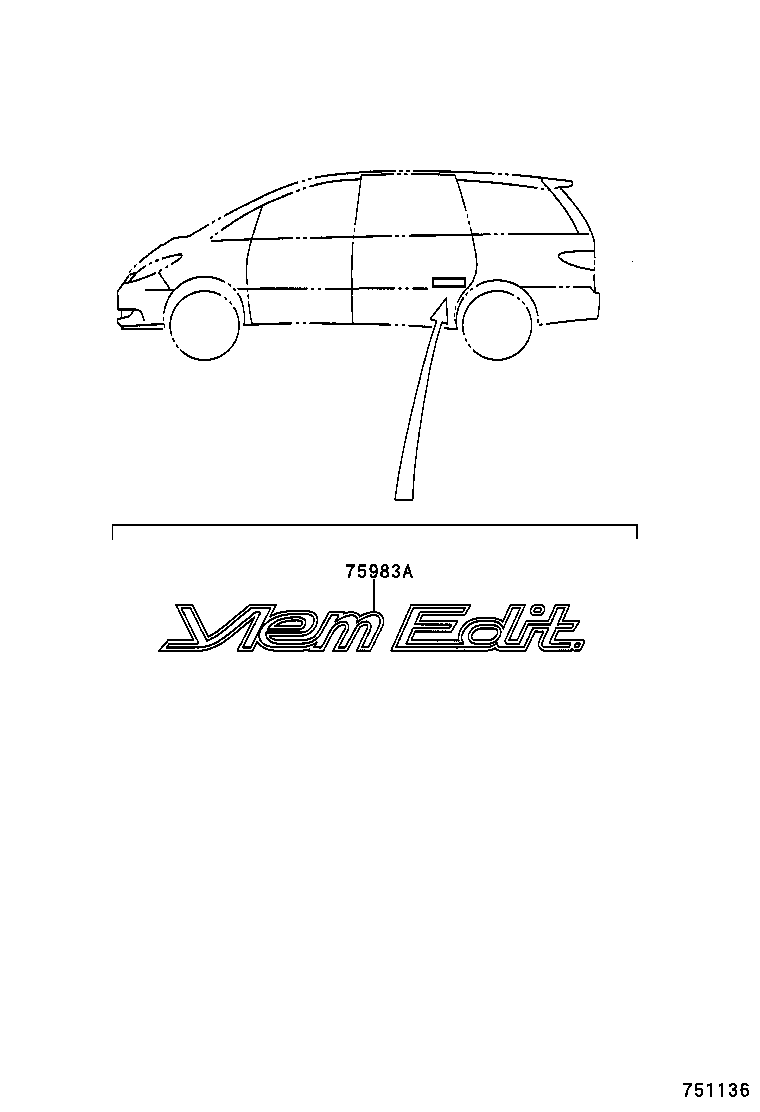  ESTIMA HYBRID |  BODY STRIPE
