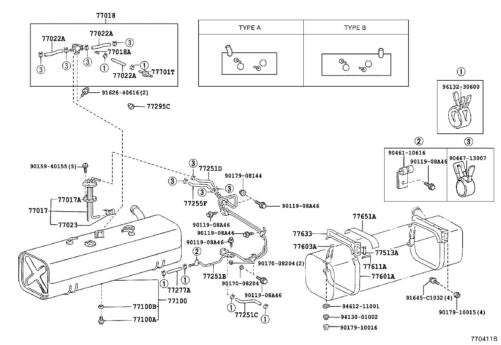  DYNA 150 TOYOACE G15 |  FUEL TANK TUBE