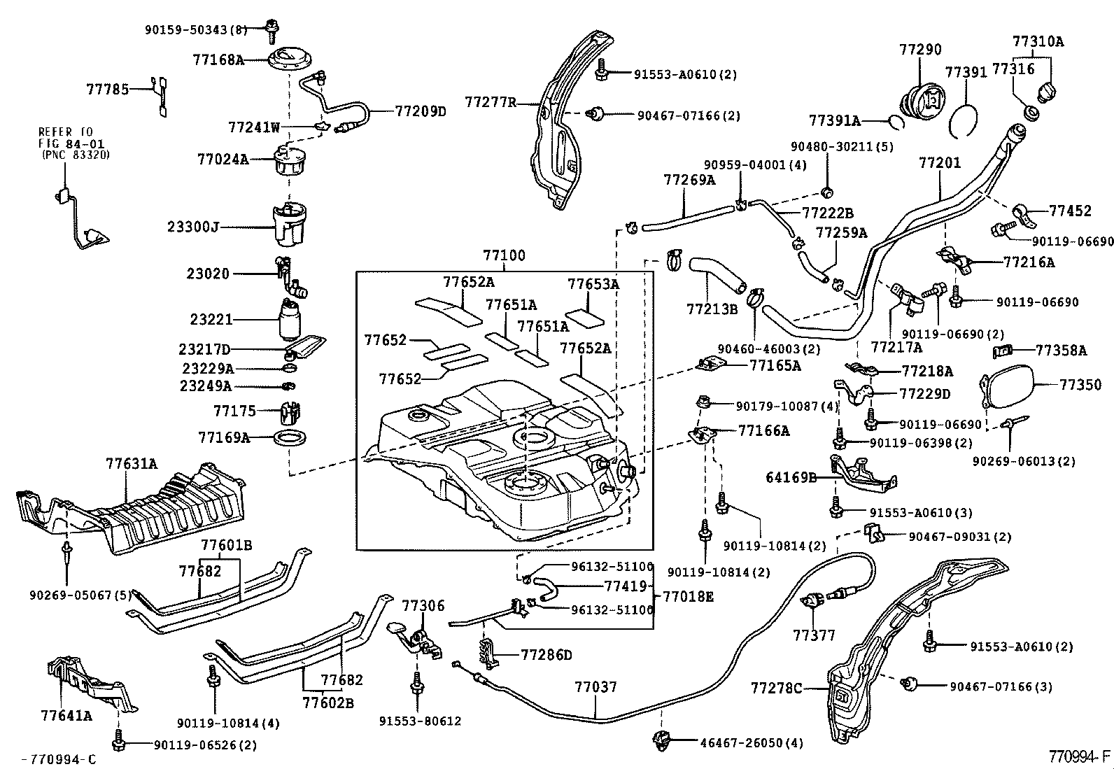  ESTIMA HYBRID |  FUEL TANK TUBE