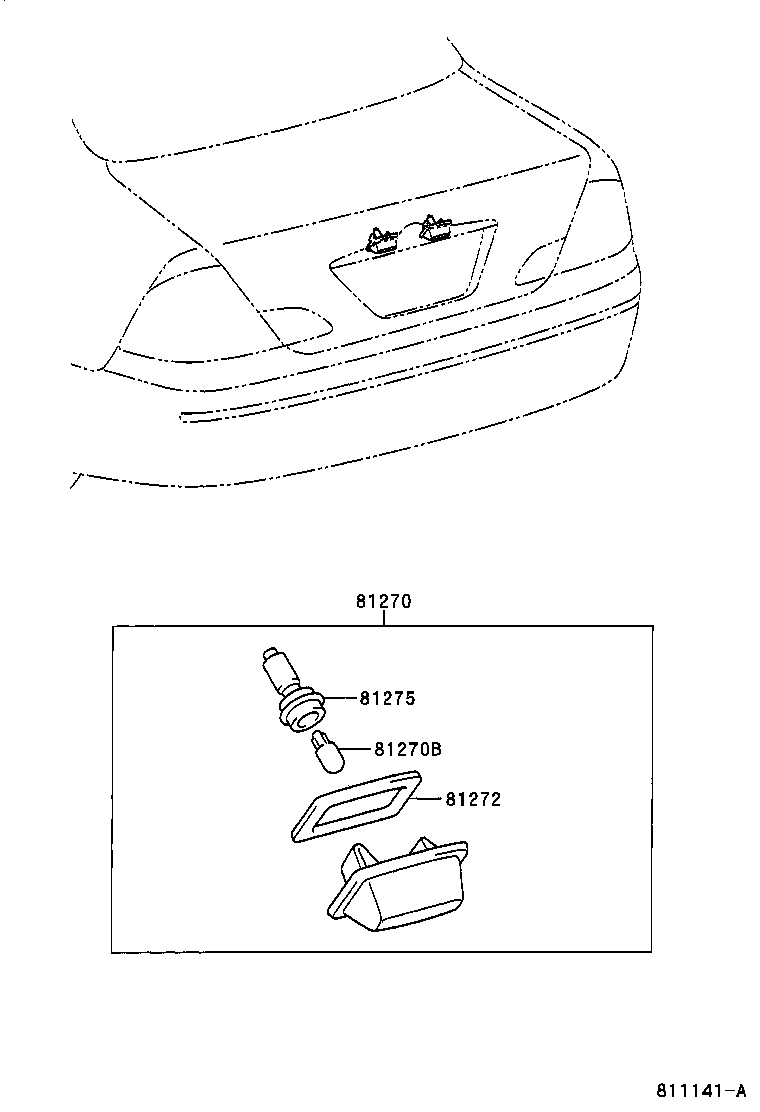  PRONARD |  REAR LICENSE PLATE LAMP