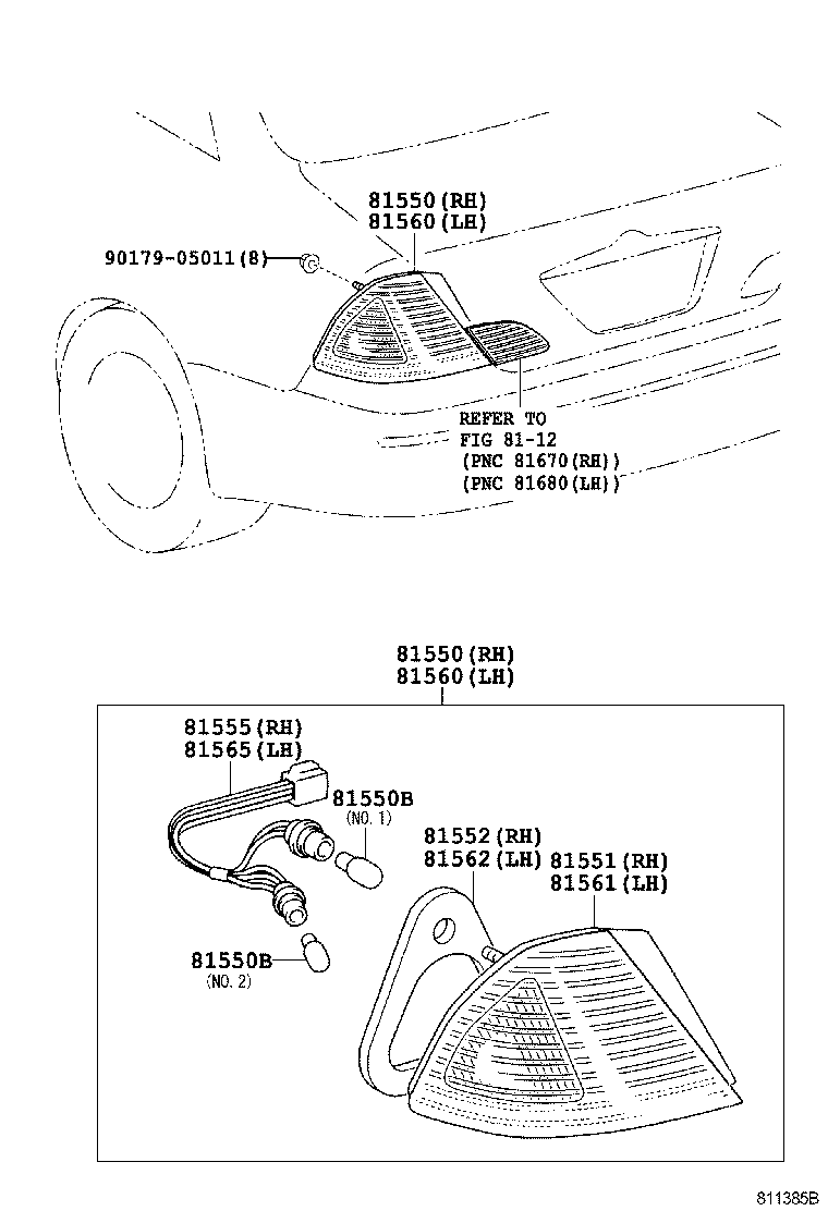  PRONARD |  REAR COMBINATION LAMP