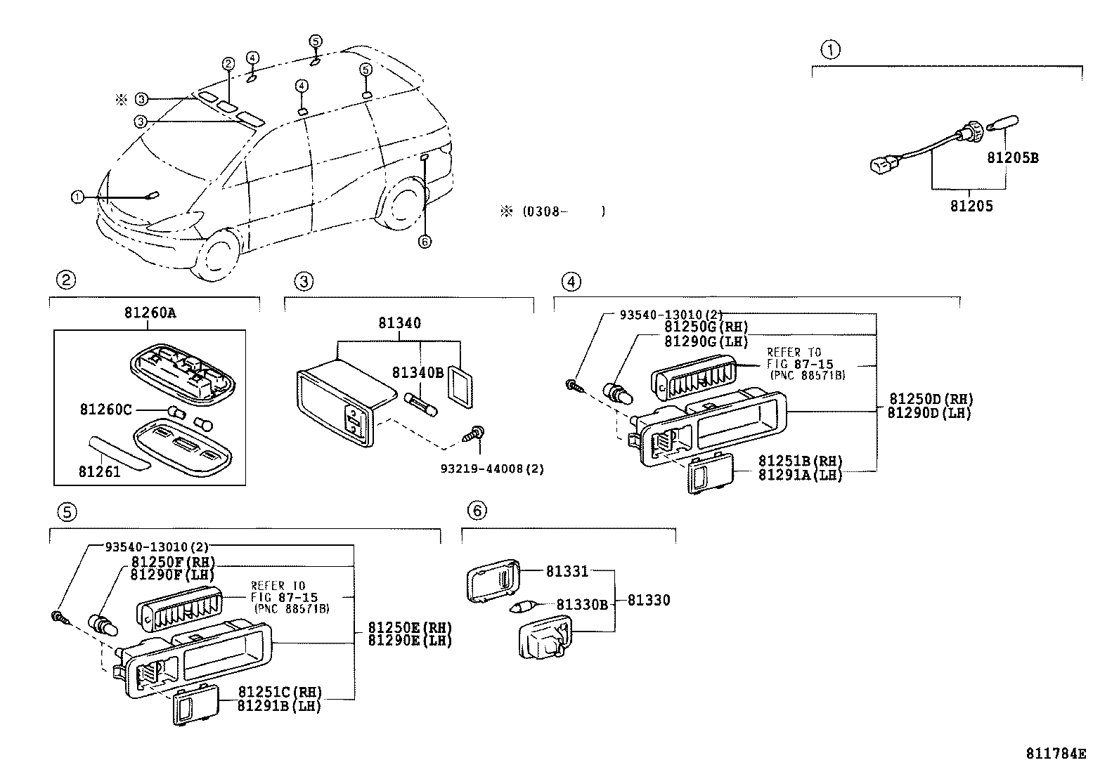  ESTIMA HYBRID |  INTERIOR LAMP