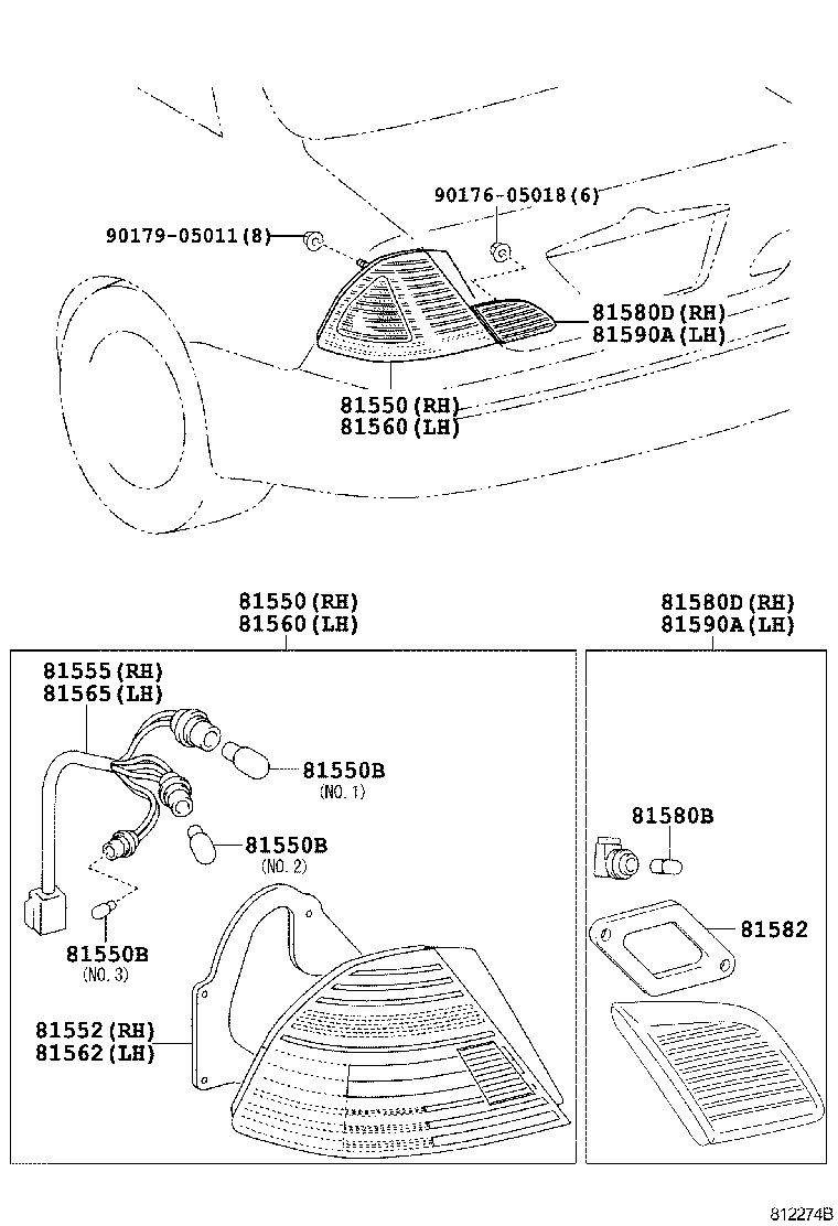  PRONARD |  REAR COMBINATION LAMP