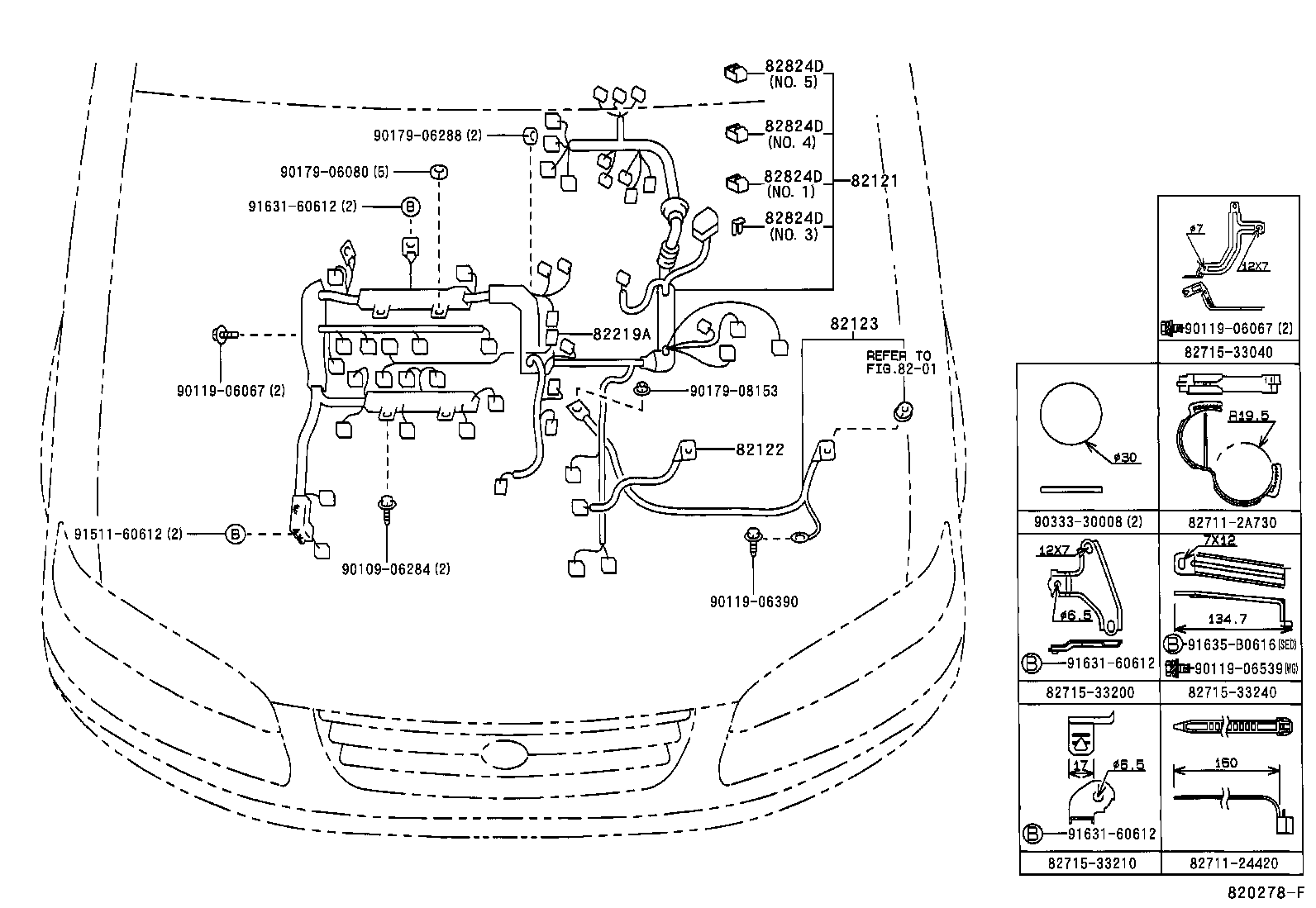  CAMRY GRACIA |  WIRING CLAMP