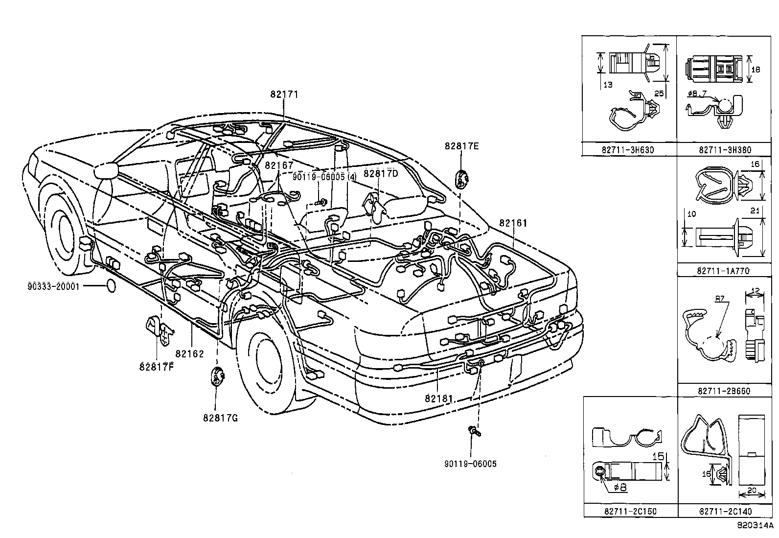 CRESTA |  WIRING CLAMP