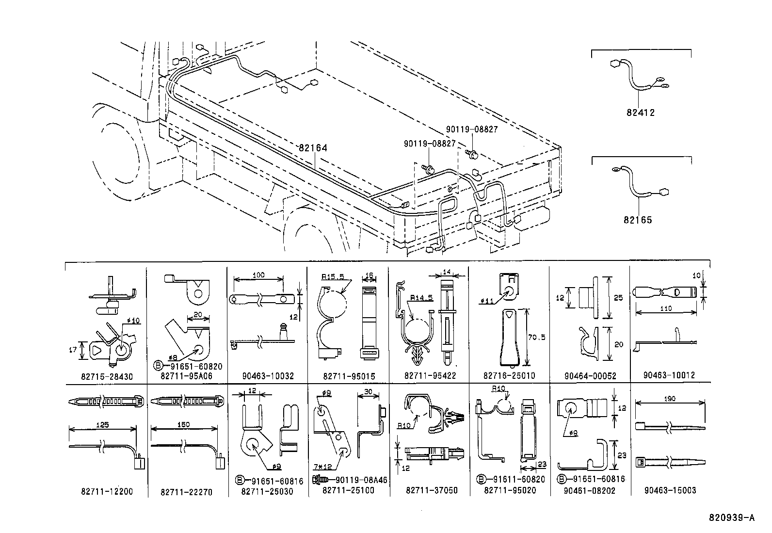  DYNA 150 TOYOACE G15 |  WIRING CLAMP