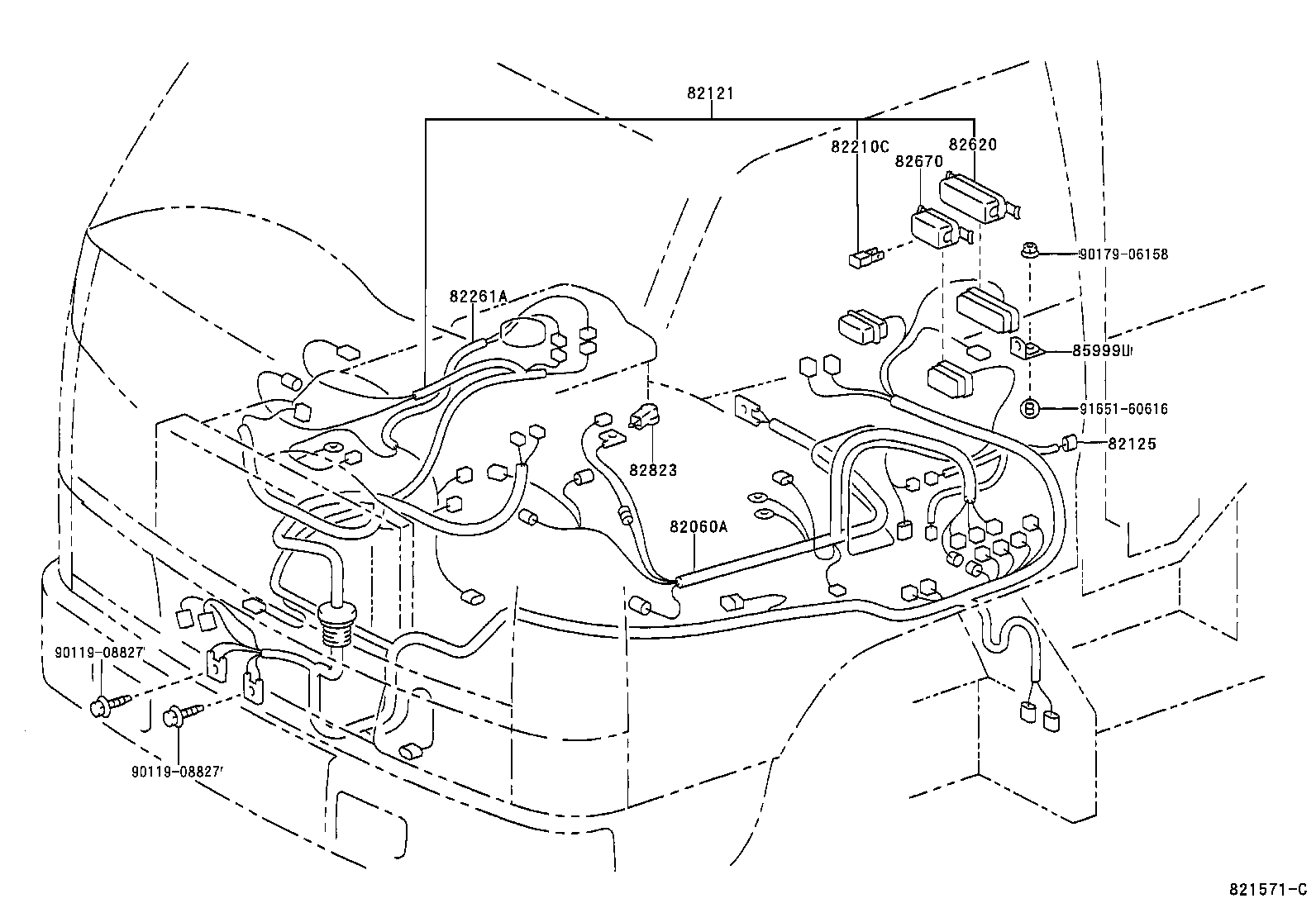  DYNA 150 TOYOACE G15 |  WIRING CLAMP