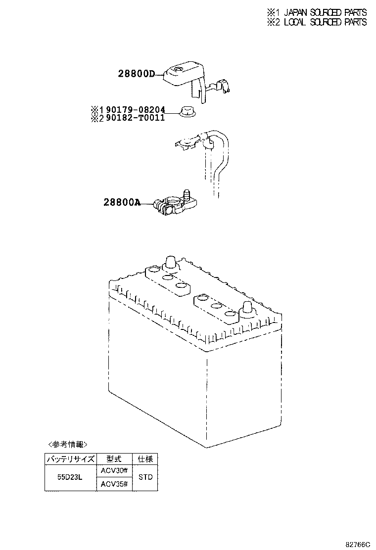  CAMRY |  BATTERY BATTERY CABLE