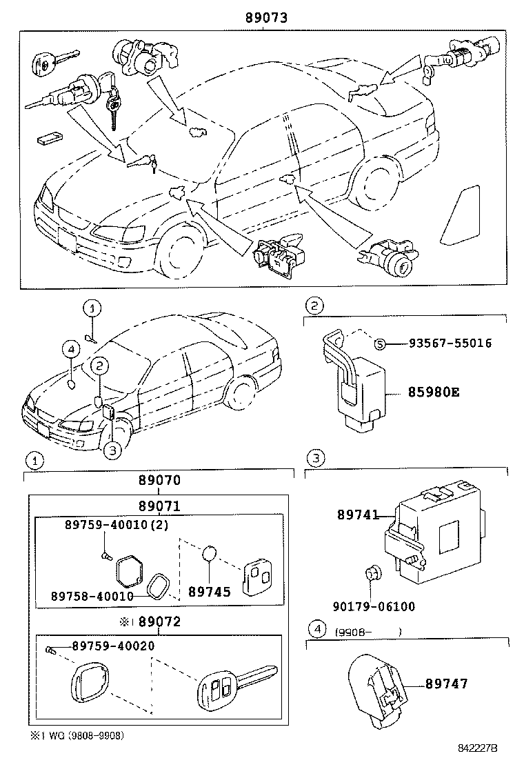  CAMRY GRACIA |  WIRELESS DOOR LOCK