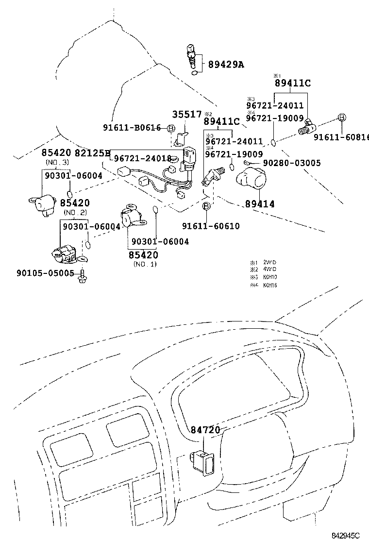  GRANVIA GRAND HIACE |  OVERDRIVE ELECTRONIC CONTROLLED TRANSMISSION