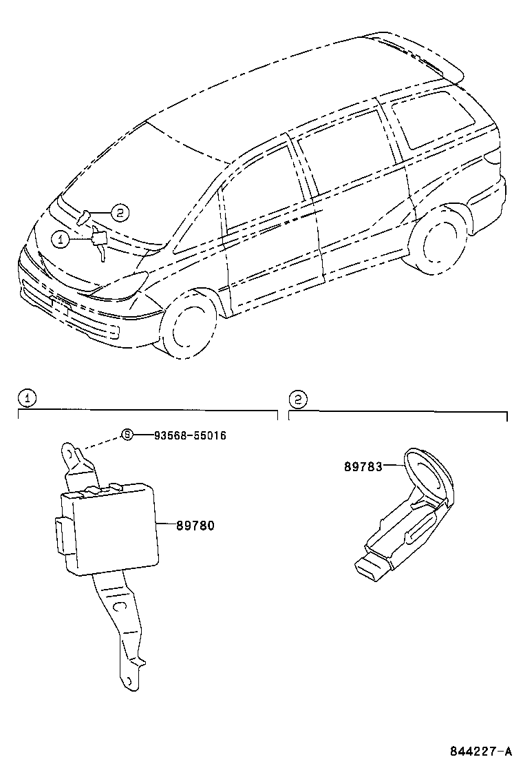  ESTIMA HYBRID |  ANTI THEFT DEVICE