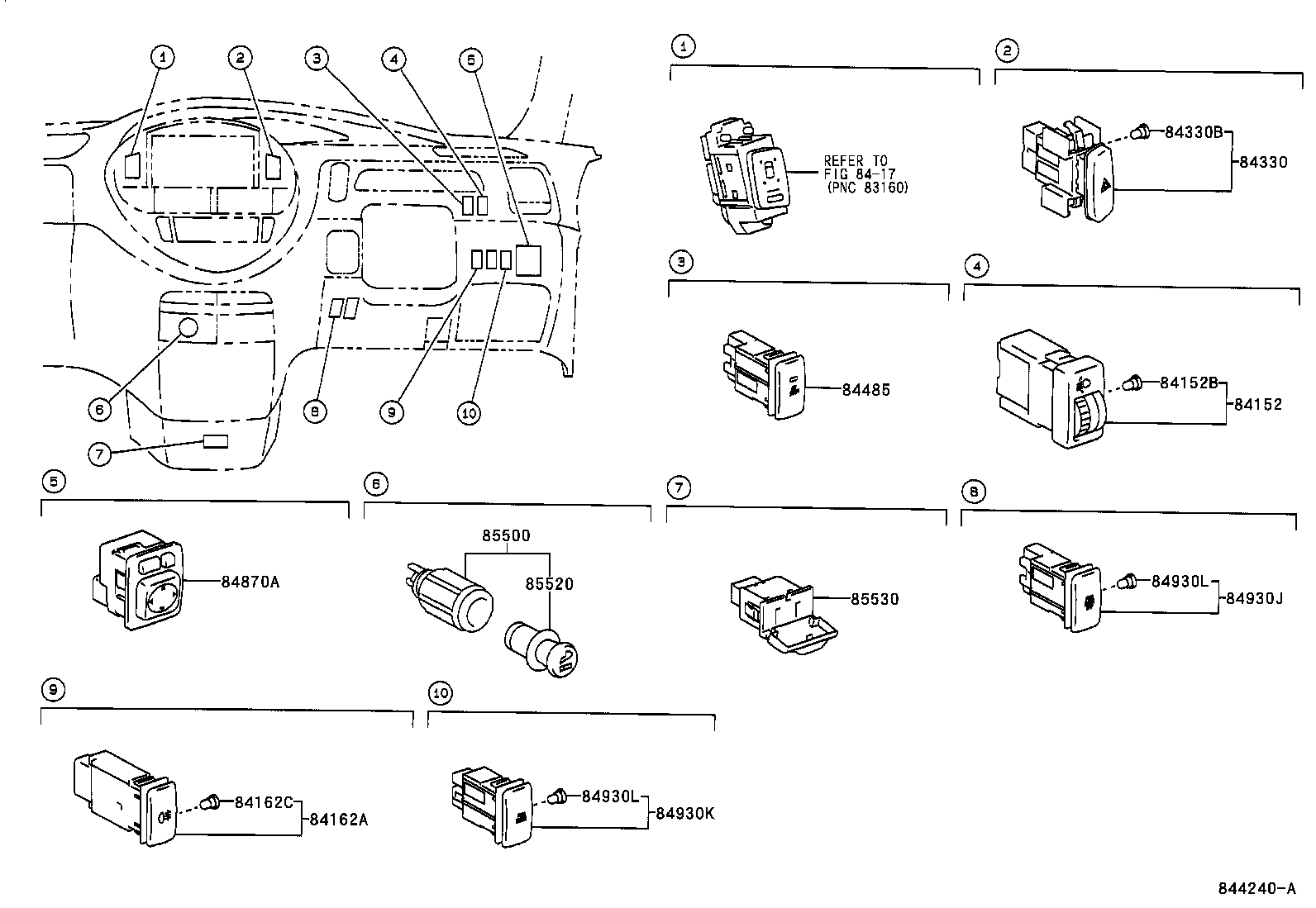  ESTIMA HYBRID |  SWITCH RELAY COMPUTER