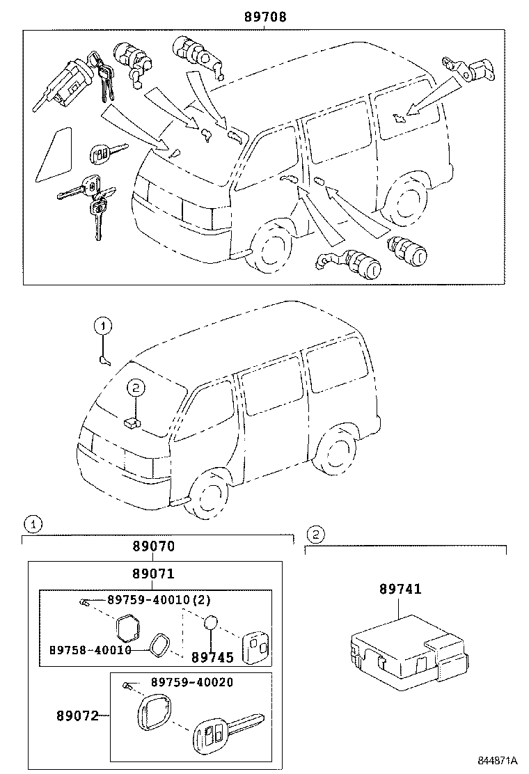  HIACE REGIUSACE |  WIRELESS DOOR LOCK