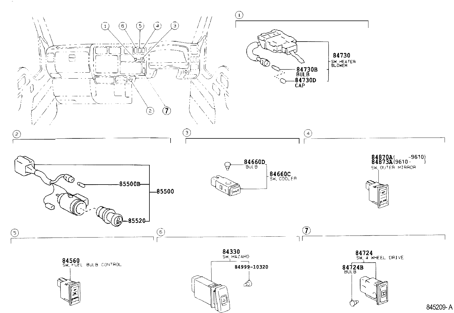  DYNA 150 TOYOACE G15 |  SWITCH RELAY COMPUTER