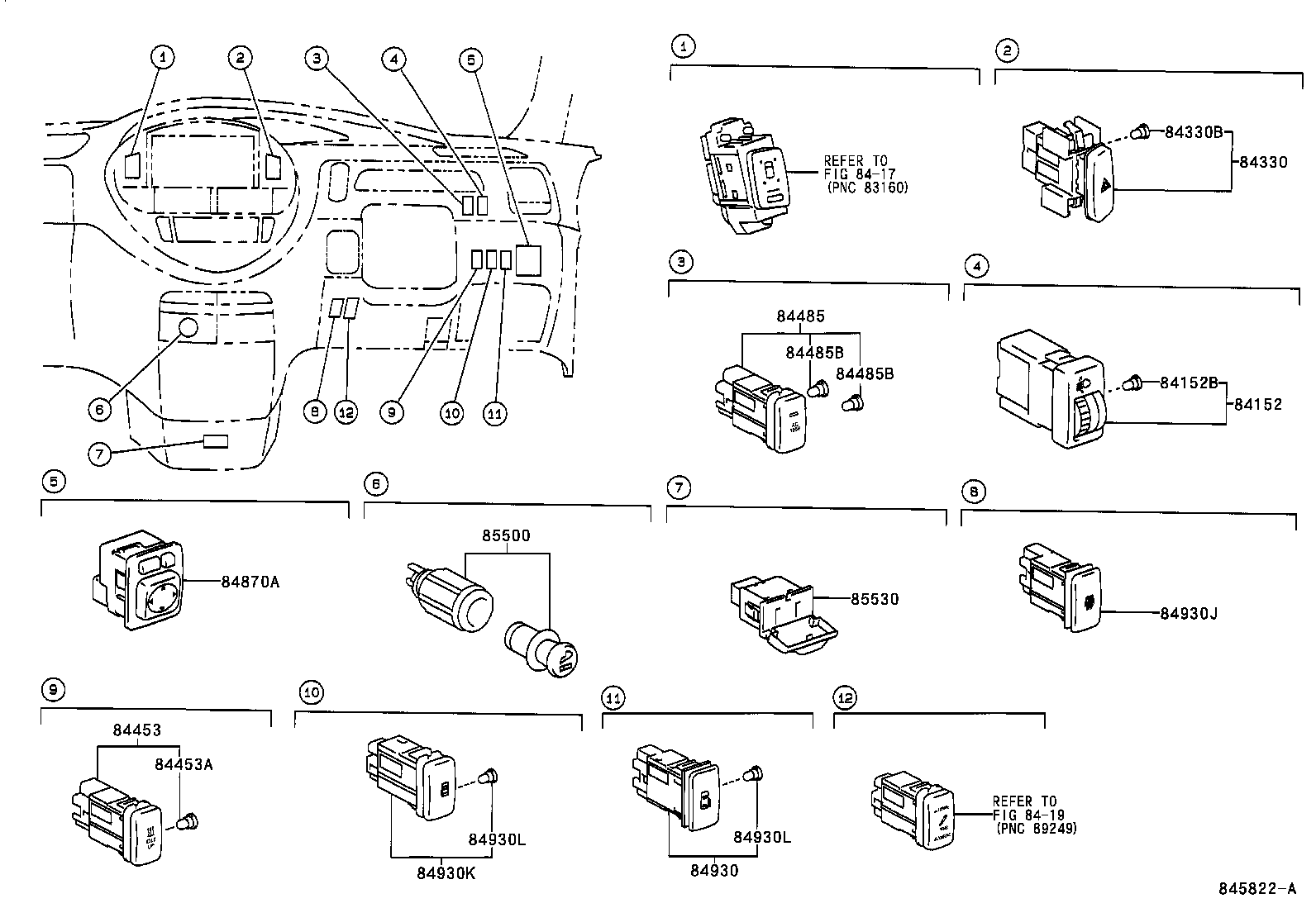  ESTIMA HYBRID |  SWITCH RELAY COMPUTER