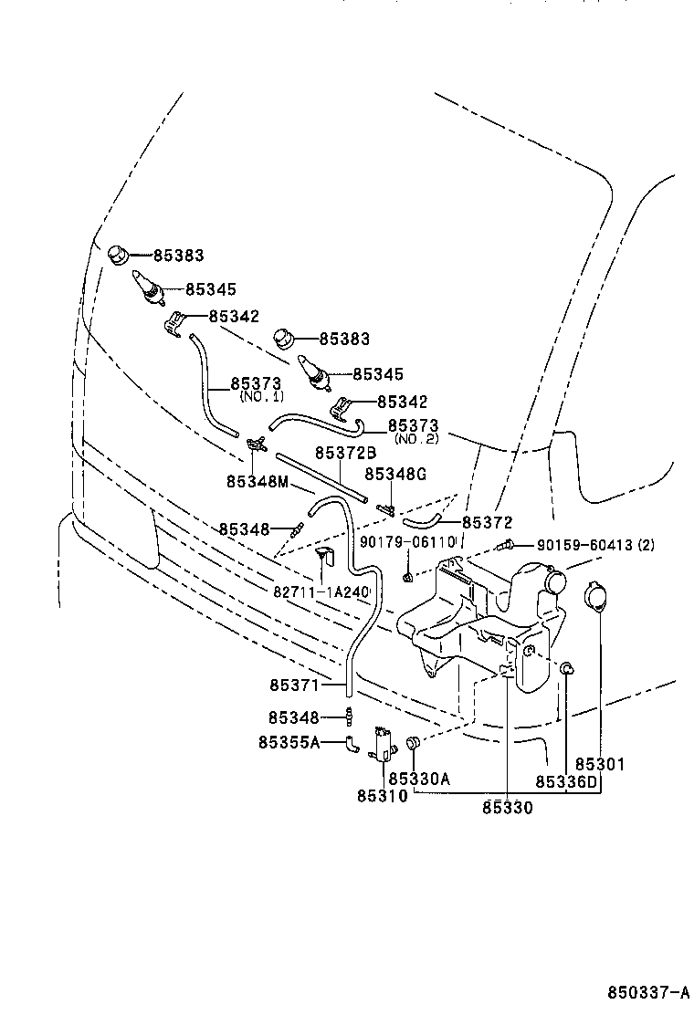  DYNA 150 TOYOACE G15 |  WINDSHIELD WASHER