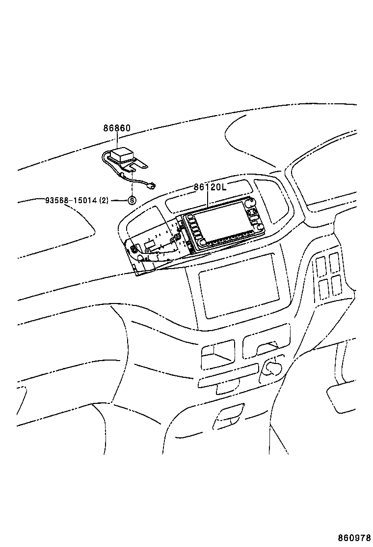  REGIUS TOURING HIACE |  NAVIGATION FRONT MONITOR DISPLAY