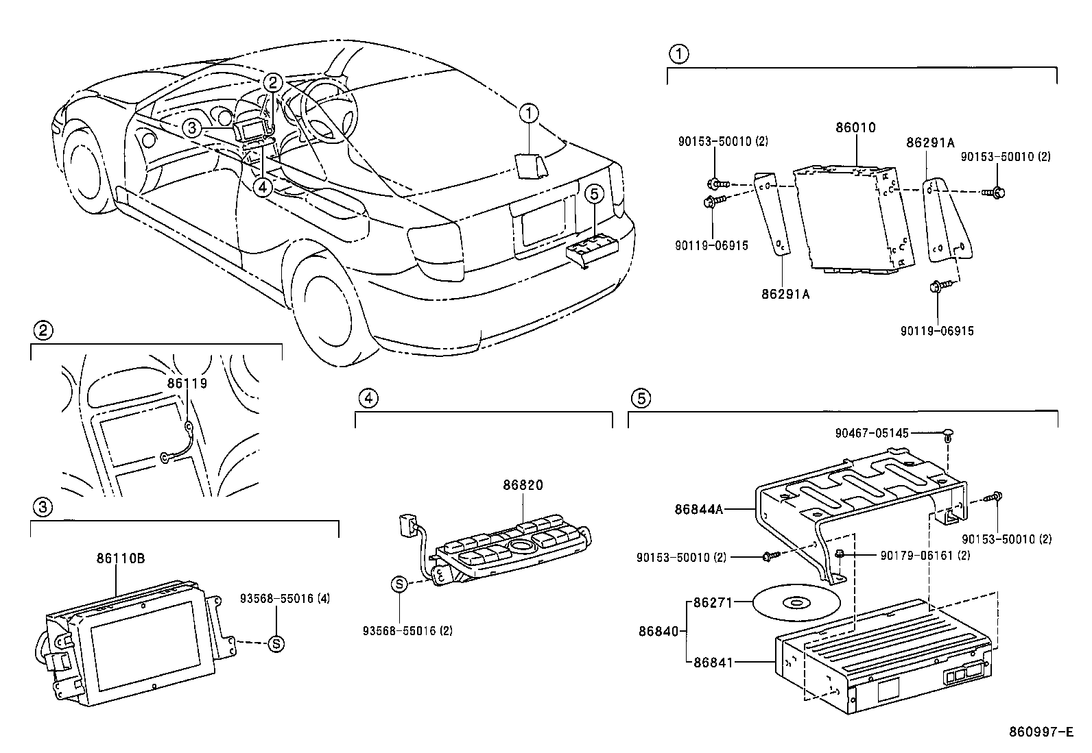  CELICA |  NAVIGATION FRONT MONITOR DISPLAY