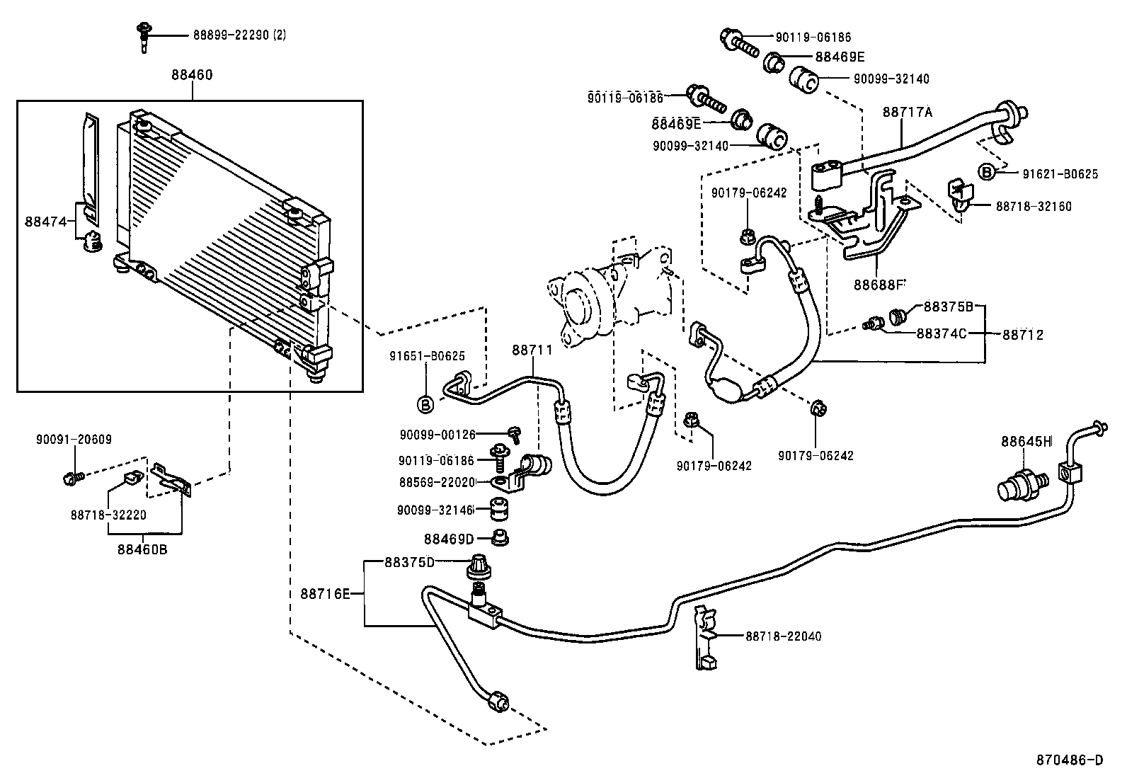  CRESTA |  HEATING AIR CONDITIONING COOLER PIPING