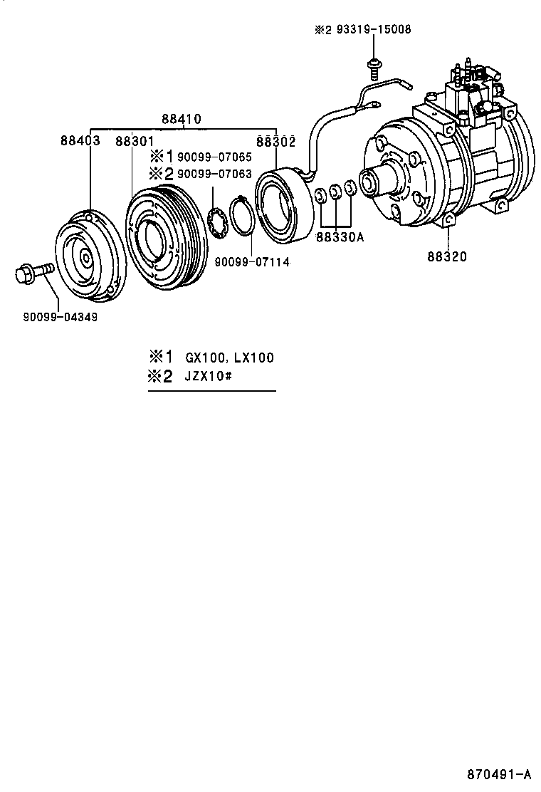  CRESTA |  HEATING AIR CONDITIONING COMPRESSOR
