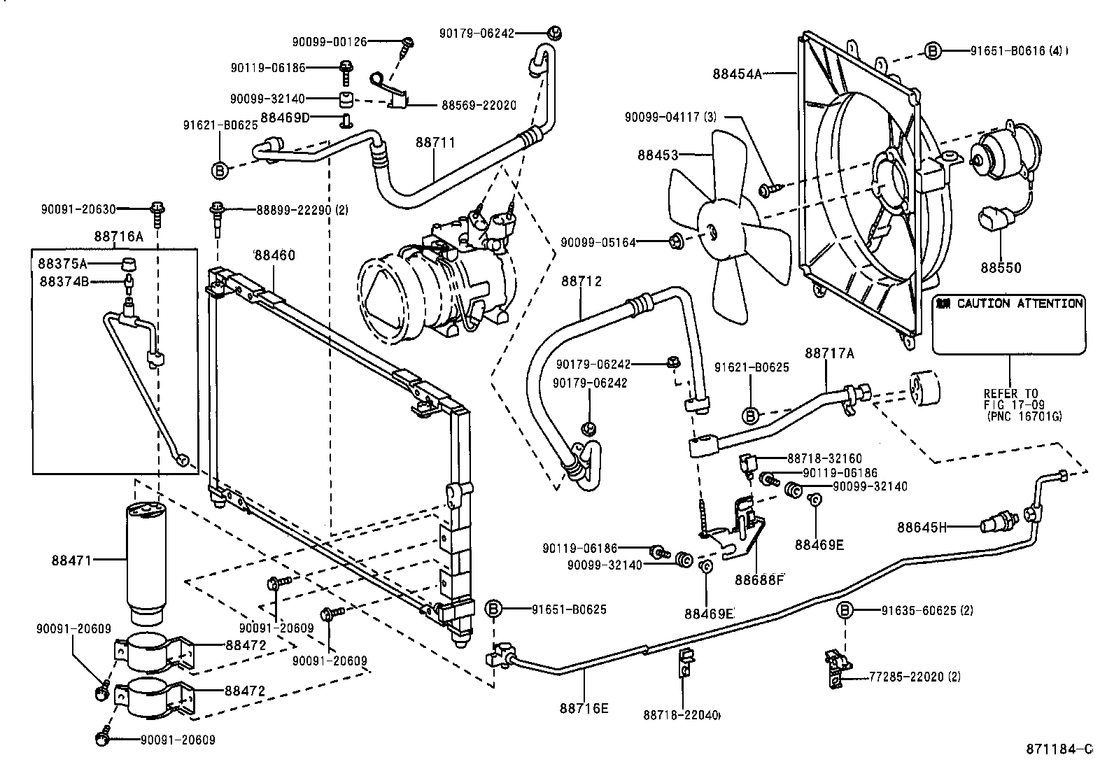  CHASER |  HEATING AIR CONDITIONING COOLER PIPING