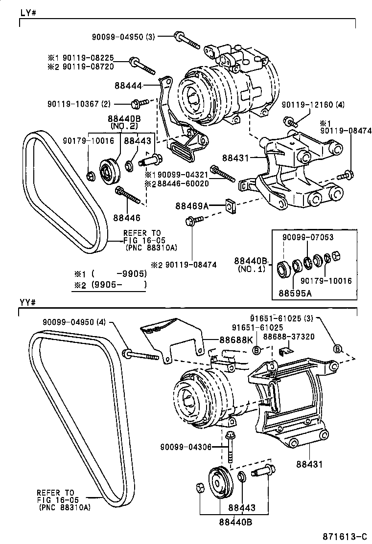  DYNA 150 TOYOACE G15 |  HEATING AIR CONDITIONING COMPRESSOR