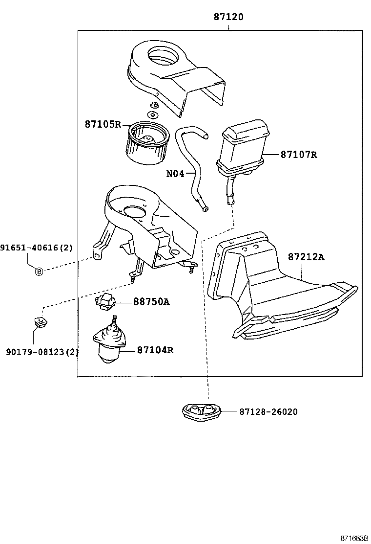  GRANVIA GRAND HIACE |  HEATING AIR CONDITIONING HEATER UNIT BLOWER