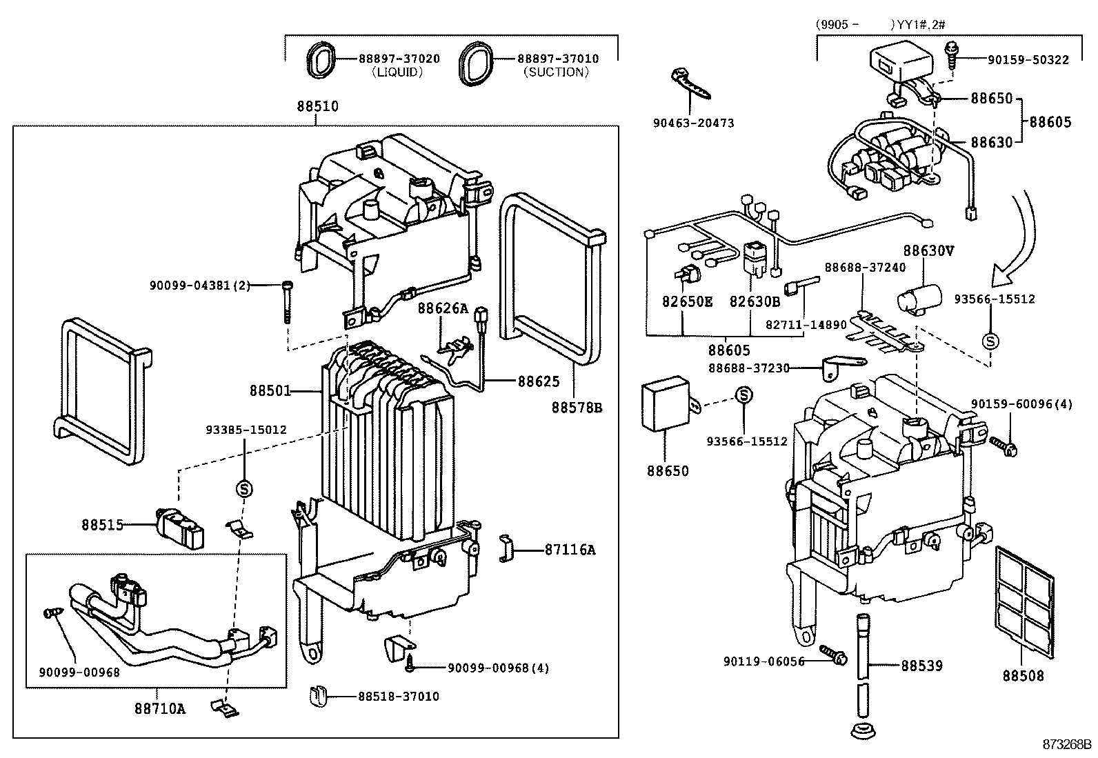  DYNA 150 TOYOACE G15 |  HEATING AIR CONDITIONING COOLER UNIT