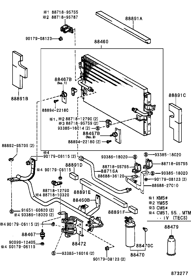  LITE TOWNACE TRUCK |  HEATING AIR CONDITIONING COOLER PIPING