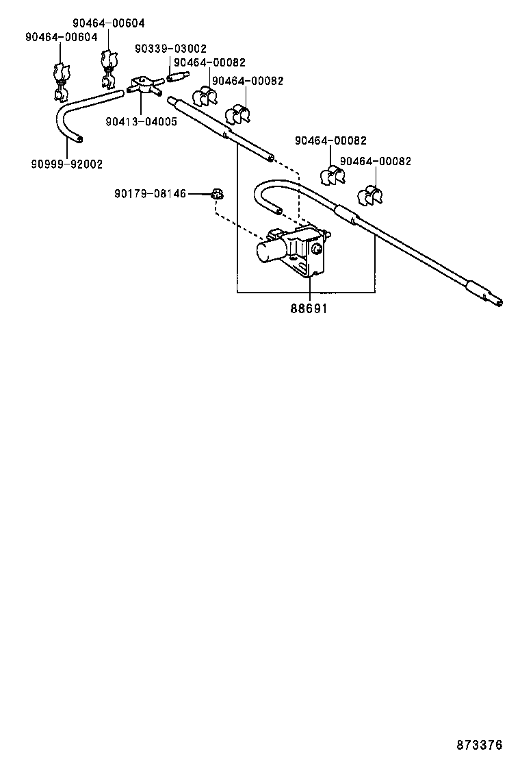 DYNA 150 TOYOACE G15 | HEATING AIR CONDITIONING VACUUM PIPING