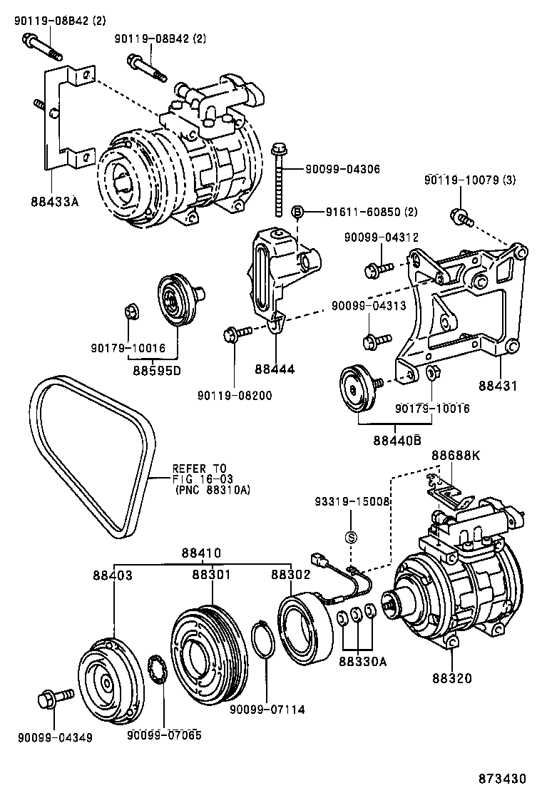  MEGA CRUISER |  HEATING AIR CONDITIONING COMPRESSOR