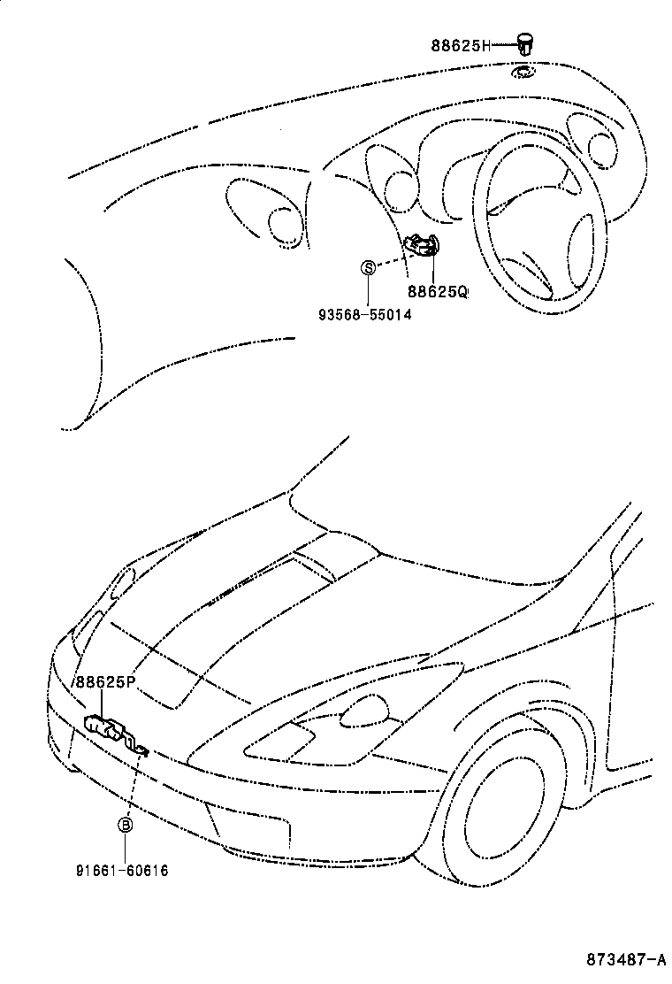  CELICA |  HEATING AIR CONDITIONING CONTROL AIR DUCT