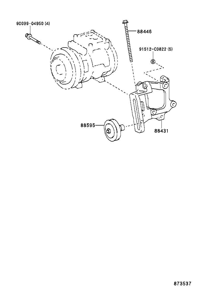  LAND CRUISER S T H T |  HEATING AIR CONDITIONING COMPRESSOR