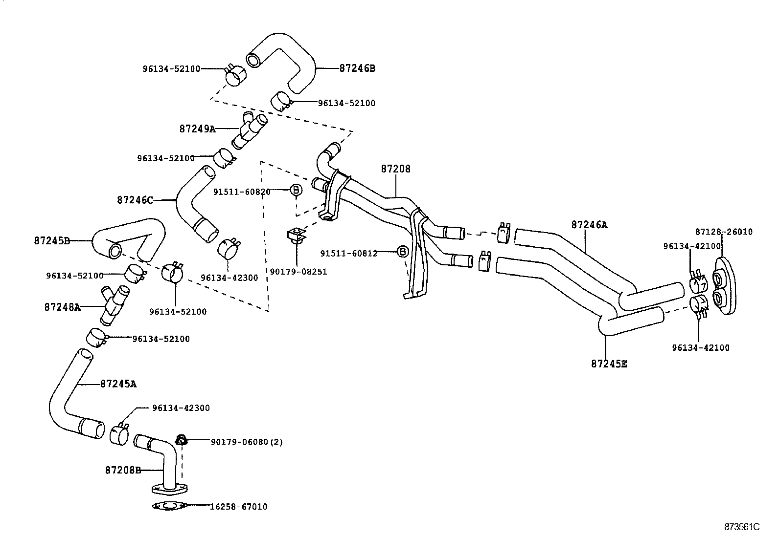  REGIUS TOURING HIACE |  HEATING AIR CONDITIONING WATER PIPING