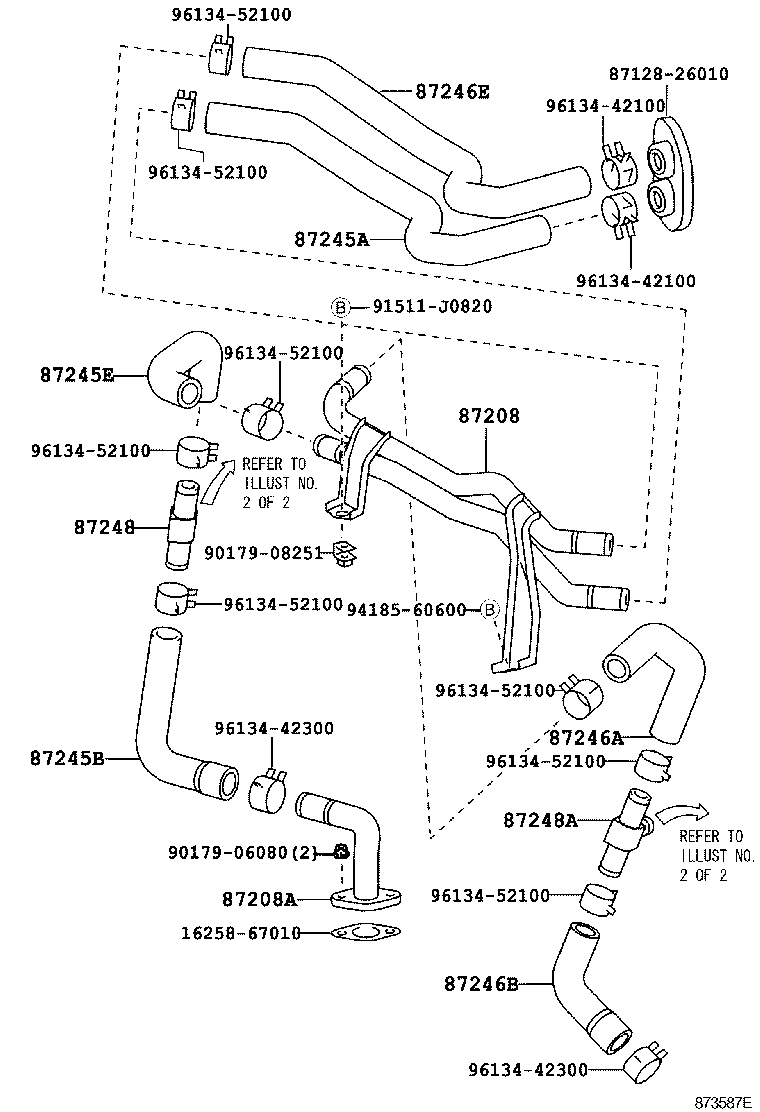  GRANVIA GRAND HIACE |  HEATING AIR CONDITIONING WATER PIPING
