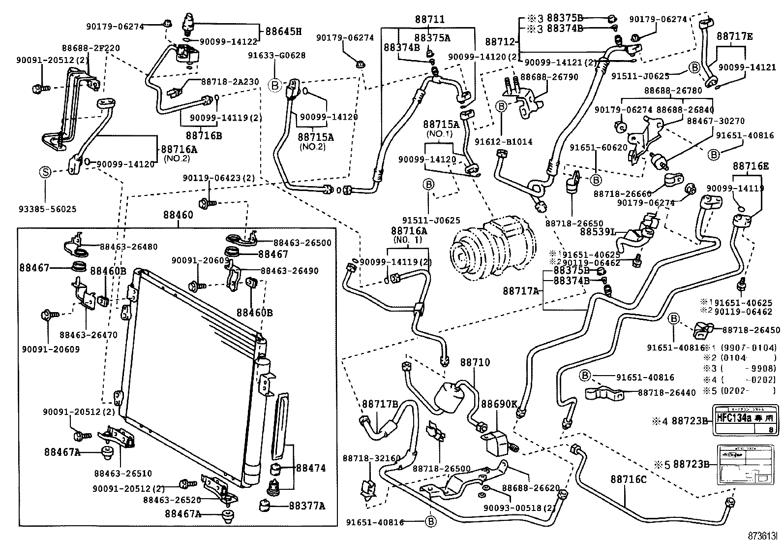  GRANVIA GRAND HIACE |  HEATING AIR CONDITIONING COOLER PIPING