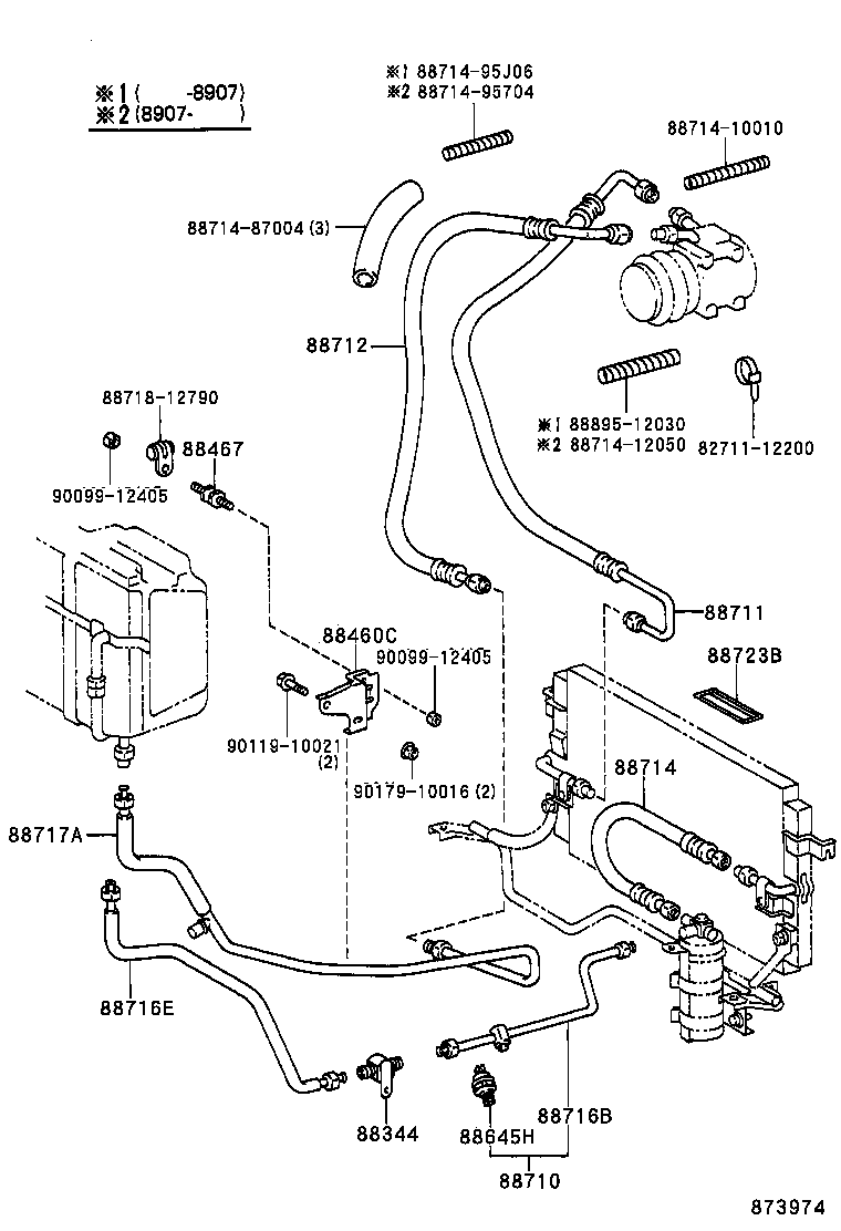  LITE TOWNACE TRUCK |  HEATING AIR CONDITIONING COOLER PIPING