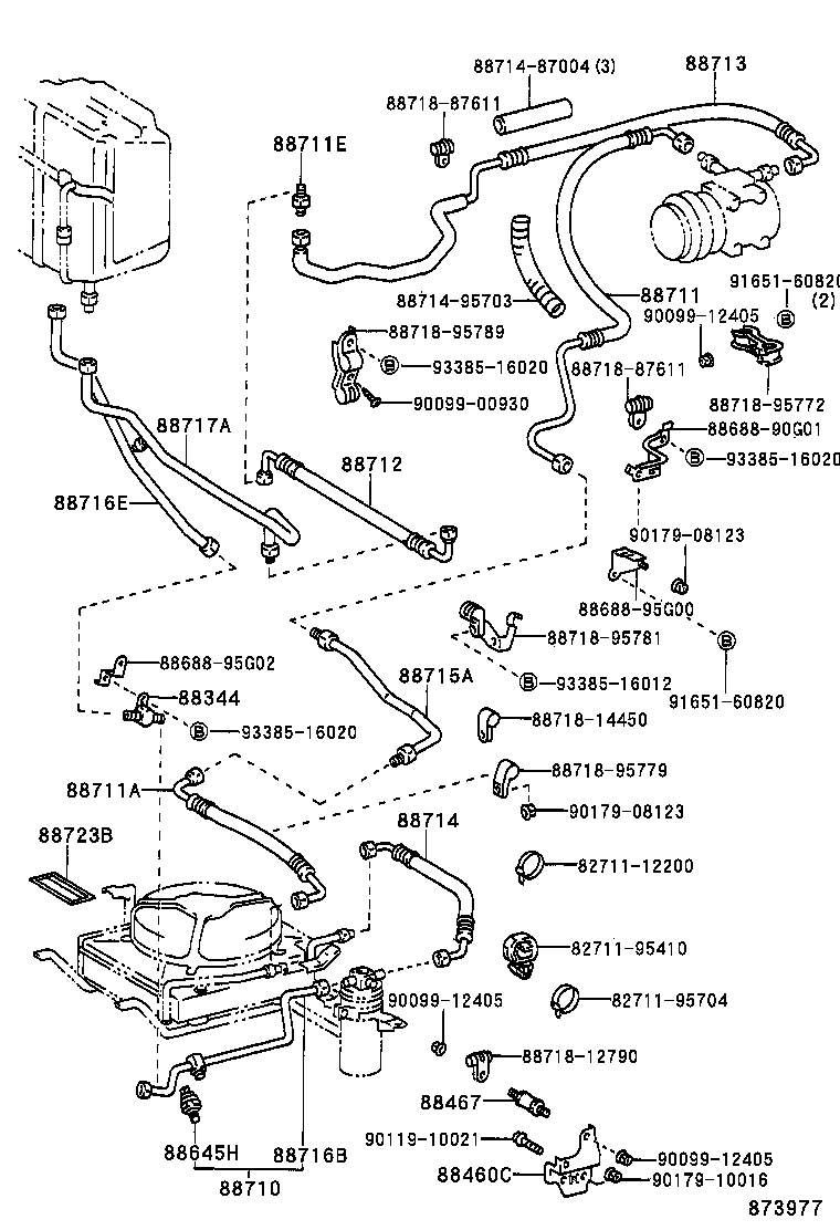  LITE TOWNACE TRUCK |  HEATING AIR CONDITIONING COOLER PIPING