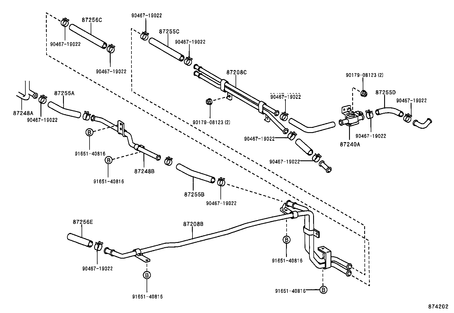  HIACE REGIUSACE |  HEATING AIR CONDITIONING WATER PIPING