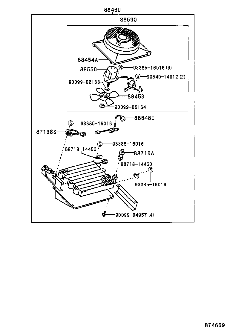  DYNA 150 TOYOACE G15 |  HEATING AIR CONDITIONING COOLER PIPING