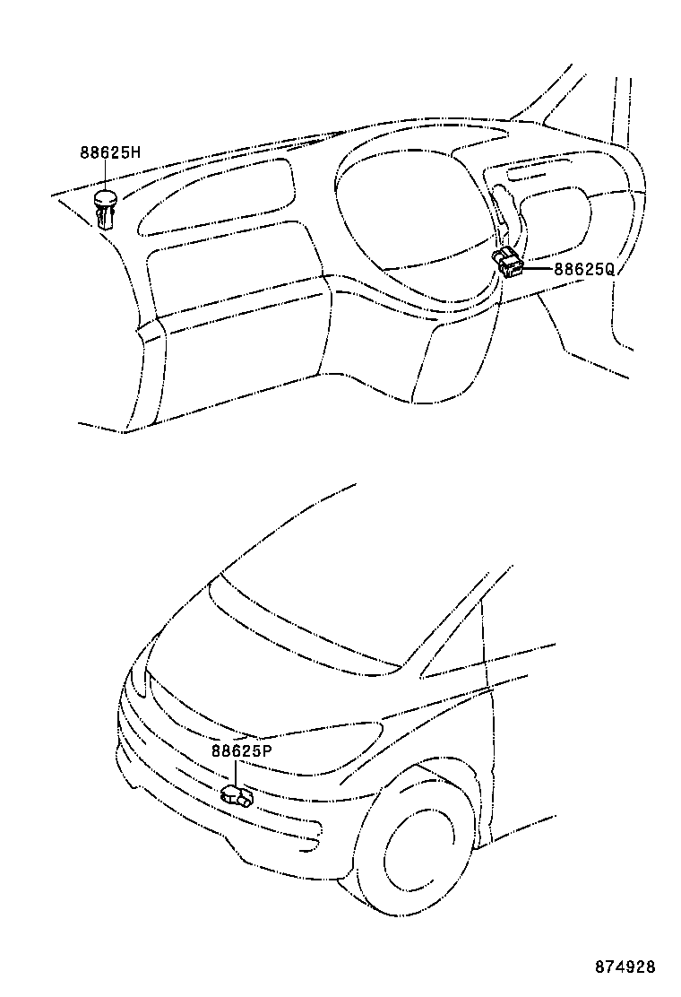  ESTIMA HYBRID |  HEATING AIR CONDITIONING CONTROL AIR DUCT