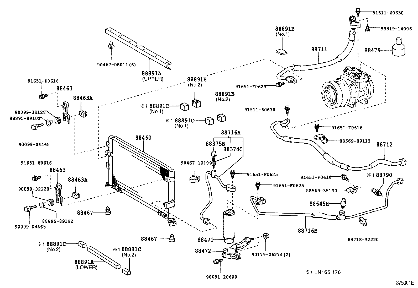  HILUX |  HEATING AIR CONDITIONING COOLER PIPING
