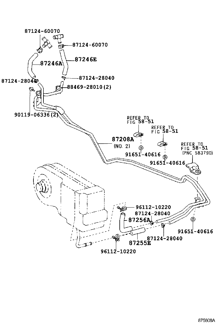  LAND CRUISER S T H T |  HEATING AIR CONDITIONING WATER PIPING