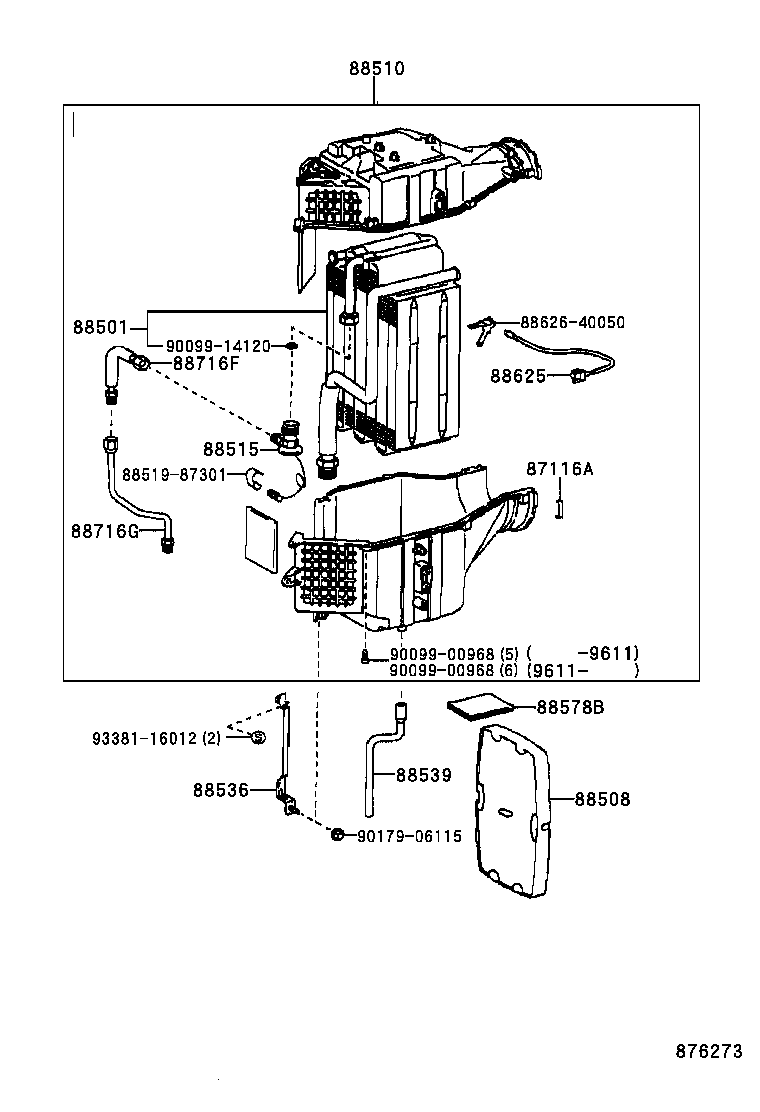  LITE TOWNACE TRUCK |  HEATING AIR CONDITIONING COOLER UNIT