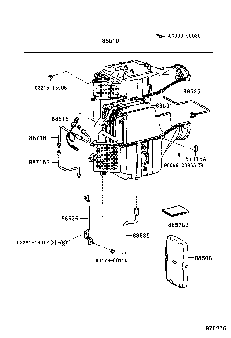  LITE TOWNACE TRUCK |  HEATING AIR CONDITIONING COOLER UNIT