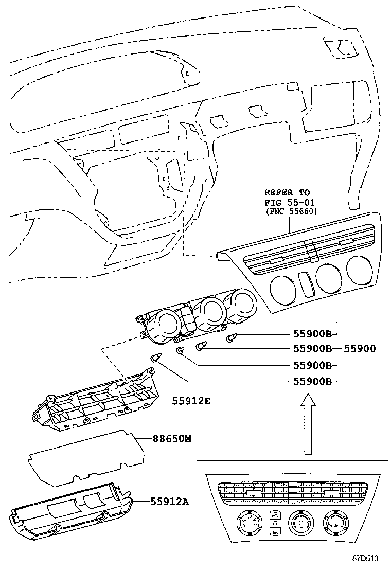  VISTA VISTA ARDEO |  HEATING AIR CONDITIONING CONTROL AIR DUCT